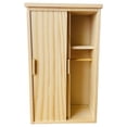thumbnail image 1 of Miniatura Armario Muñeca Casa Muebles Dormitorio Gabinete Madera Hecho a Mano Adecuado para Decorar Ambientes Y Juego de Simulación 12.3cmx7cmx3.8cm, 1 of 9