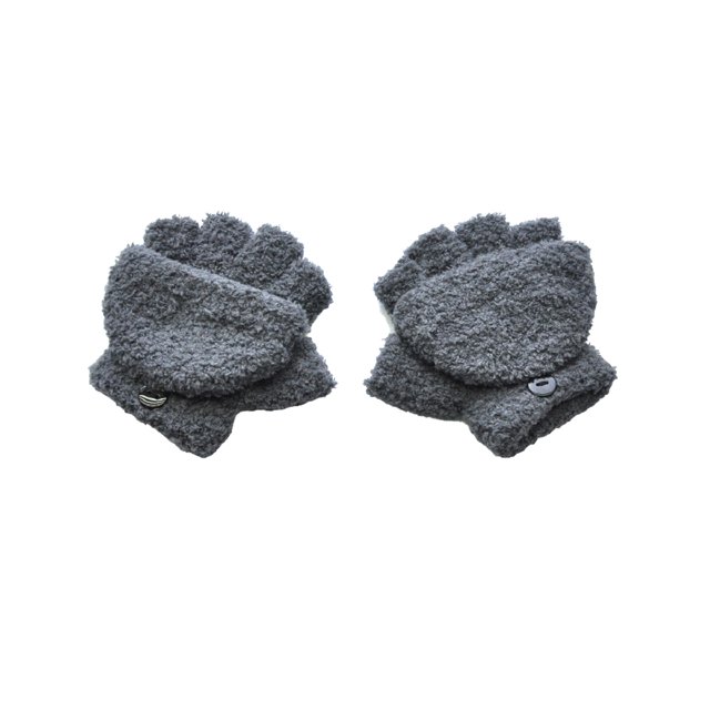 Mitones para niños Qarigey Gris oscuro 1 par guantes sin dedos accesorios de ropa cómodos