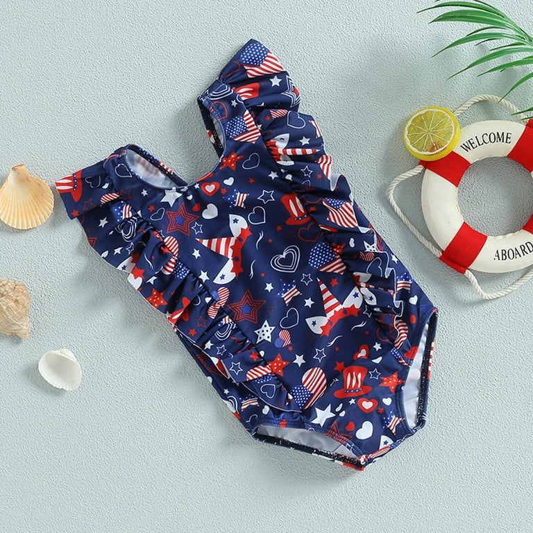 Girls 4th of july on sale swimsuit