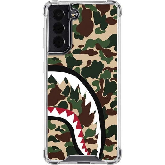 Skinit Camouflage Shark Teeth Street Camo Galaxy S22 Clear Case