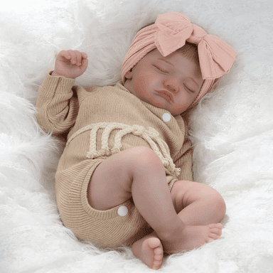 Dayoff Kids Lifelike Reborn Baby Dolls - 18 Inch Realistic Baby Doll (No Accessories) For Kids Age 3+
