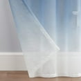 thumbnail image 5 of ECLIPSE Ines Printed Ombre Textured Light Filtering Grommet Window Curtains for Bedroom (2 Panels), 52 in x 63 in, Indigo, 5 of 7