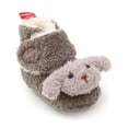 thumbnail image 7 of Newborn Baby Cozy Fleece Booties with Grippers Winter Slippers Socks Soft Sole Stay On Infant First Walker Crib Shoes 0-6 Months, 7 of 7