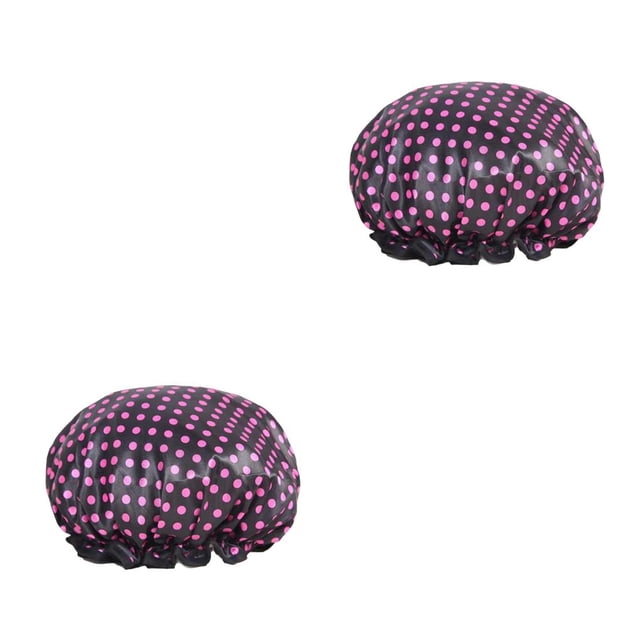 Minnieouse Sombrero de baño para mujer, capas impermeables, gorros para el pelo de ducha alta, cubierta de cabeza de niña gruesa para accesorios de Type1 NO1 Minnieouse CBP394379