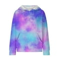 thumbnail image 7 of Mercatoo Girls Boys Hoodies Cute ??2k Tie Dye Print Sweatshirt Casual Comfy Soft Long Sleeve Pullover Toddler Fall Winter Warm Clothes, 7 of 7