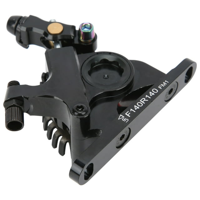 Hydraulic Disc Brake Calipers, Bicycle Front Rear Oil Disc Brake Aluminum Alloy Bothway Piston with Screw for Road Bicycle Front Disc Brake 140MM,Rear Disc Brake 140MM,Front Disc