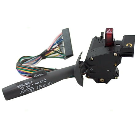 Chevrolet Camaro Turn Signal Switch - Turn Signal Switch with Gray Stalk Replacement for Cadillac Chevrolet Oldsmobile GMC Pickup Truck SUV Van 26100986