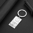 thumbnail image 3 of Fashion Tarot Cards Pendants Keyring Stainless Steel Amulet Esotericism Spiritual The Moon Sun Star Tarot Keychain Jewelry, 3 of 3