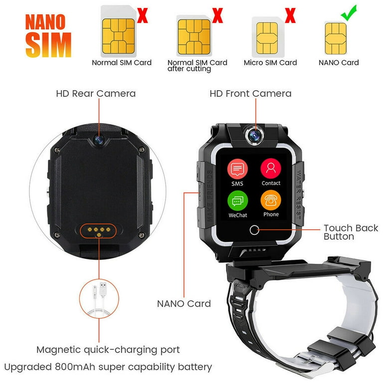 4G Kids Smart Watch for Boys Girls, IP67 Waterproof WiFi 4G Kids Smart Watch for Boys Girls, IP67 Waterproof WiFi