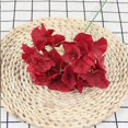 thumbnail image 2 of Naiovety 10 piezas cabezas de flores artificiales oficina comedor Bar cumpleaños graduación fiesta boda centros de decoración ramos Flores artificiales Rojo, 2 of 6
