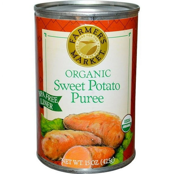 Farmer's Market Organic Sweet Potato Puree 15 oz. 3 Count