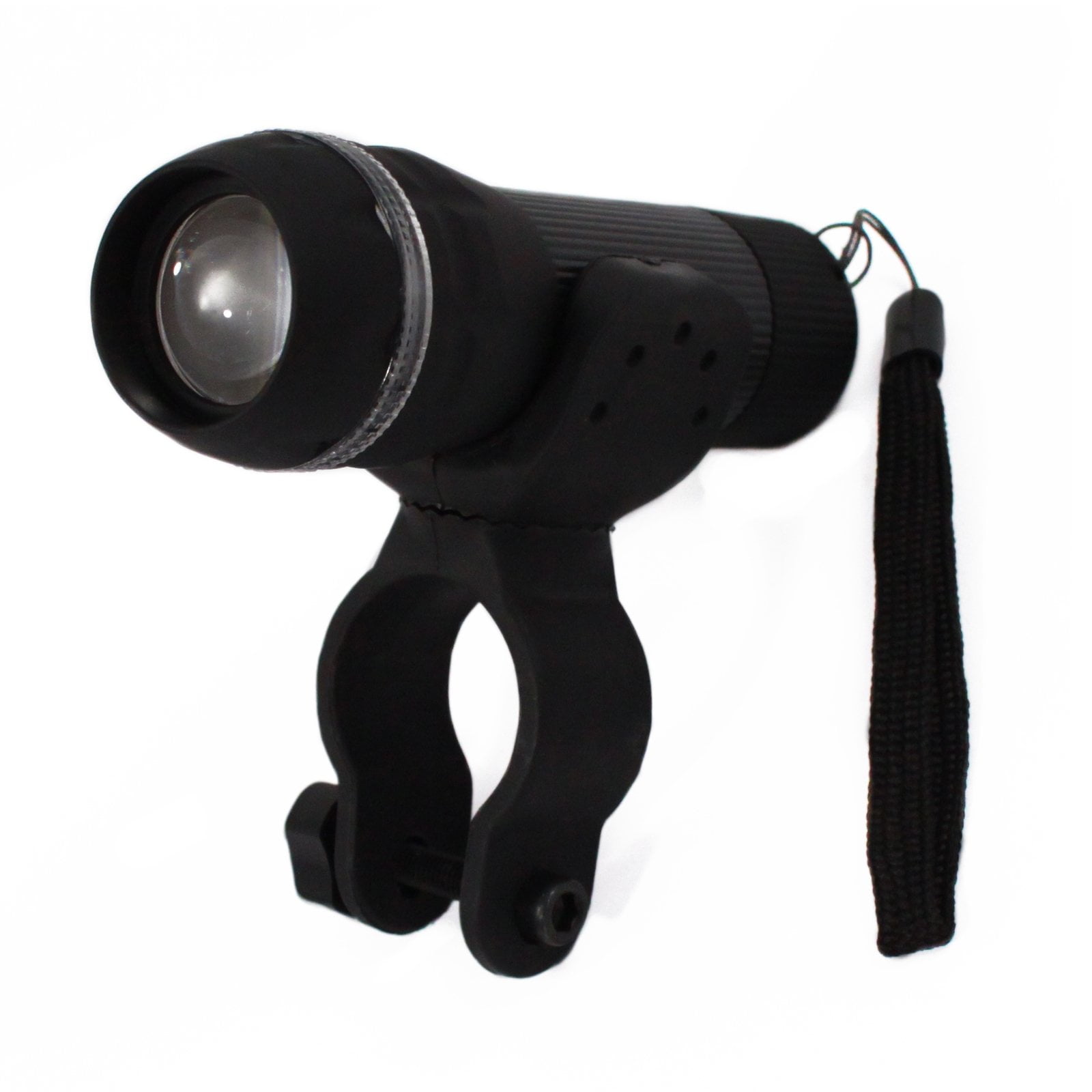 ASR Outdoor Bicycle Zoom 1 Watt Flashlight and Handle Bar Rotating Mount