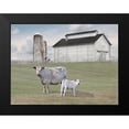 thumbnail image 2 of Deiter, Lori 18x15 Black Modern Framed Museum Art Print Titled - Momma and Baby Cow, 2 of 5