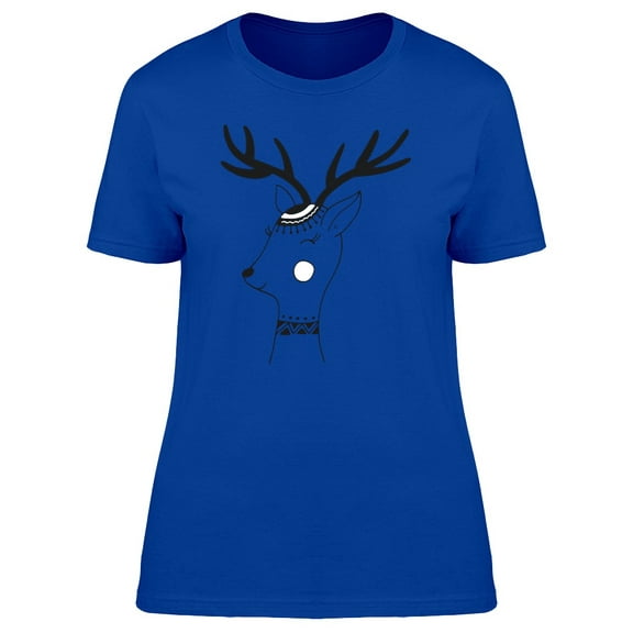 Scandinavian Deer Sketch Tee Women's -Image by Shutterstock
