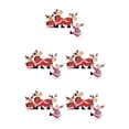 thumbnail image 1 of Moyic Marco de puerta de Navidad decoración colgante Navidad Tumbling Claus paredes ventanas esquina decoración DIY fiesta vacaciones Type2 NO2, 1 of 6