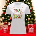 thumbnail image 3 of Playera Blusa Con Estampado De Goodbye 2024 Hello 2025 Fin De Año Año Nuevo Color Blanco Talla Grande Marca Emil SaEs, 3 of 4