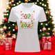 thumbnail image 3 of Playera Blusa Con Estampado De Goodbye 2024 Hello 2025 Fin De Año Año Nuevo Color Blanco Talla Mediana Marca Emil SaEs, 3 of 4