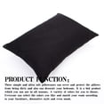 thumbnail image 3 of 2 Pack 14" x 20" Microfiber Toddler Pillowcases with Envelope Closure, Soft and Breathable Small Pillow Covers for Travel, Black, ( Pillow not included ), 3 of 6