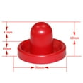 thumbnail image 2 of UPGRATOR 2 Pcs Palettes de Hockey Rouges Ensemble de Remplacement Prise Confortable pour Jeu de Table, 2 of 8