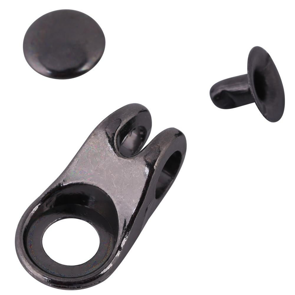 OTVIAP 20x Boot Lace Hooks Lace Fittings Buckles With Rivets for Repair