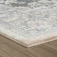 thumbnail image 2 of 7' X 10' Gray and Brown Oriental Distressed Area Rug, 2 of 6