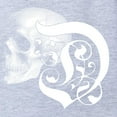 thumbnail image 2 of CafePress - Gothic Skull Initial D - Cute Infant Baby Football Bodysuit, 2 of 3