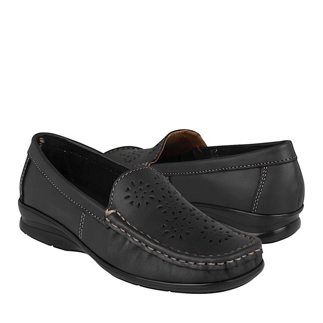 MOCASINES DAMA 902 STYLO PIEL NEGRO Stylo 902