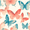 Watercolor Butterflies, variant on FORMRS Mens Pajama Pants with Pockets Sleepwear Lounge Bottoms Sizes S-2XL, Cute Dinosaur