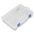 thumbnail image 1 of Contenedor de almacenamiento con compartimentos, caja con compartimentos, organizador de piezas de 2 capas, organizador de piezas pequeñas, ultra sensible, 1 of 8