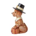 thumbnail image 4 of Turkey Taster - Dog with Pilgrim Hat Figurine, 4 of 4