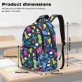 thumbnail image 7 of DISNIMO School Backpack for Kids Dinosaur Print 17 Inch Lightweight Bookbag with Padded Shoulder Straps Primary Middle School Bag Casual Daypack, 7 of 7