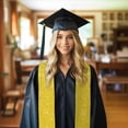 thumbnail image 6 of Disketp Yellow Glitter Graduation Stole Class of 2024 Customized Congratulations Sash ,Unisex, 72", 6 of 7