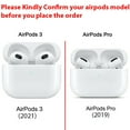 thumbnail image 2 of NIFFPD Apple AirPods Case, Full-Body Hard Silicone Shockproof AirPods Case Cover Airpods Pro Red, 2 of 2