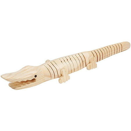 Darice Wood Wiggle Animal, Alligator, 12