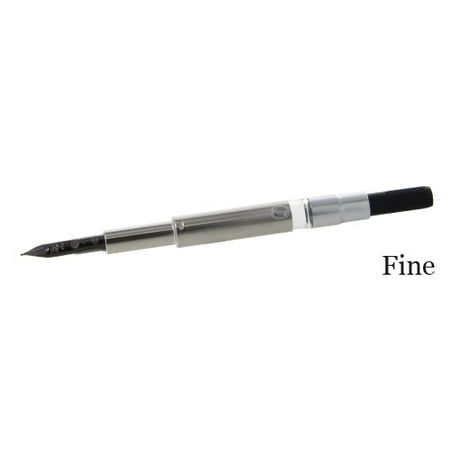 - Pilot Namiki Vanishing Point Refill Converter Set - 18K Black Plated Gold Fine Point Nib