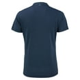 thumbnail image 3 of Women's Cutter & Buck Heather Navy West Virginia Mountaineers Vintage Logo Forge Heathered Stretch Blade Top, 3 of 3