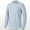 Gray, variant on HAOTAGS Men's Round Neck Quick Dry Sport Shirts Athletic Workout Tops Active Shirt Black Size M
