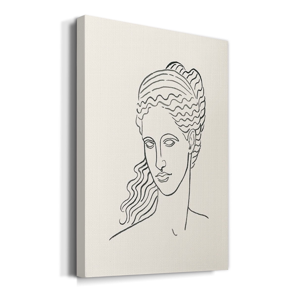 Greek Busts II Premium Gallery Wrapped Canvas - Ready to Hang