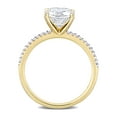 thumbnail image 6 of Everly Women's Created Moissanite and Diamond 14K Yellow Gold Engagement Ring, 6 of 7