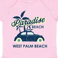 thumbnail image 4 of Inktastic Paradise Beach in West Palm Beach with Palm Trees and Car Boys or Girls Baby Bodysuit, 4 of 5