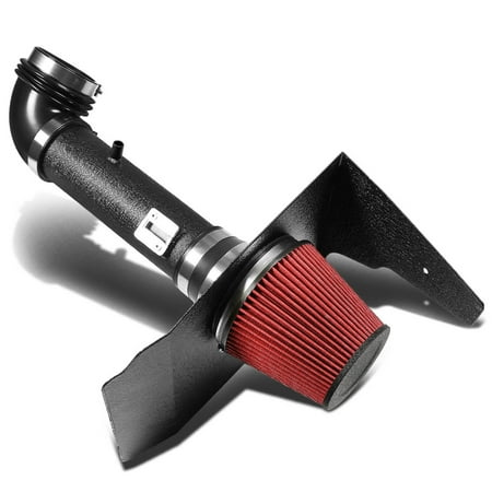 2010 Camaro Trunk - For 2010 to 2011 Chevy Camaro Black Coated Aluminum Air Intake System - V6 2010 2011