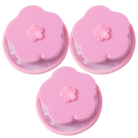 Moocorvic 3Pcs Lint Catcher for Laundry,Pet Hair Remover for Laundry,Washing Machine Floating Lint Mesh Bag,Reusable Household Hair Filter Washer Lint Remover Dog Hair Remover,