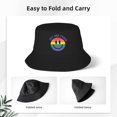 thumbnail image 3 of Bucket Hats Fashion Sun Cap Packable Outdoor Fisherman Hat for Women and Men Yall Means Bucket Hats, 3 of 8