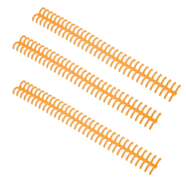 12mm Plastic Binding Spine, 85 Sheet Capacity, 10 Pack, 34 Hole Design, Reusable Lightweight Rings, Glossy , Practical Office School Home Use, Detachable Split for Easy