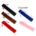 thumbnail image 3 of JZROCKER Velvet Solid Color Single Pen Bag Case Sleeve Holder Student Gifts Pencil Bags, 3 of 10