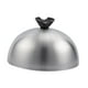 thumbnail image 4 of Tapa para hamburguesas, tapa para rociar, plancha de acero inoxidable, accesorio para parrilla, comida al vapor 20 centímetros, 4 of 9