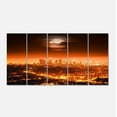 thumbnail image 2 of Dramatic Full Moon over Los Angeles - Cityscape Canvas Print, 2 of 3