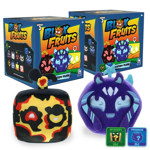 BLOX FRUITS - Collectible Mystery Plush 2-Pack (4" Tall, Series 2)