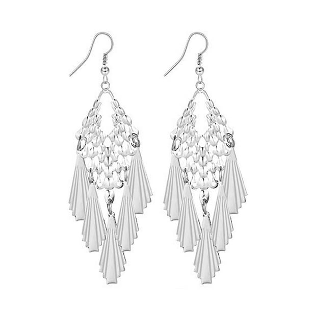 Guardurnaity Paquete de 2 Pendientes Accesorio de moda barroco Día de San Valentín para vacaciones Oro Ropa, zapatos y accesorios Miscelánea Blanco Guardurnaity AP009389-01
