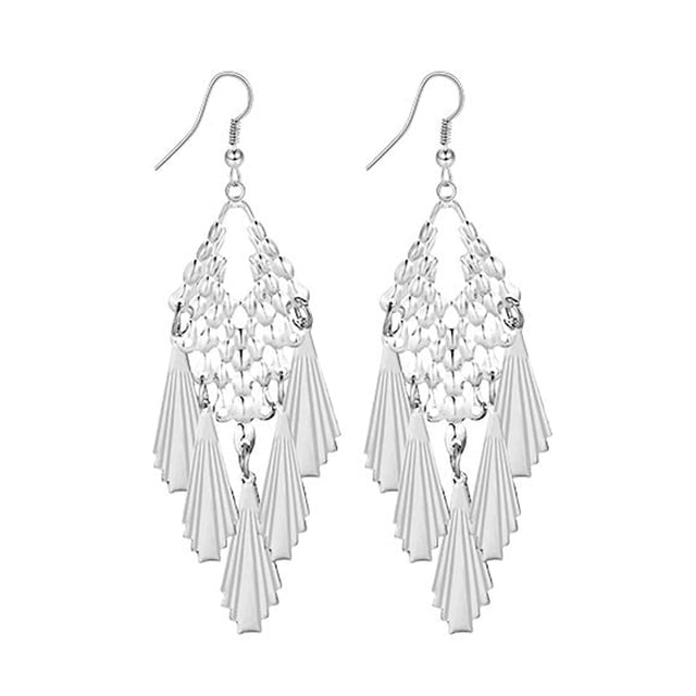 Qarigey Paquete de 2 pendientes accesorio de moda barroca regalo creativo del día de San Valentín oro Ropa, zapatos y accesorios Miscelánea Blanco Qarigey AP009389-01